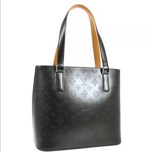 LOUIS VUITTON STOCKTON SHOULDER TOTE BAG MONOGRAM